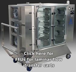 Laminar-flow-transfer-carts-ffu-over
