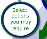 Select required options
